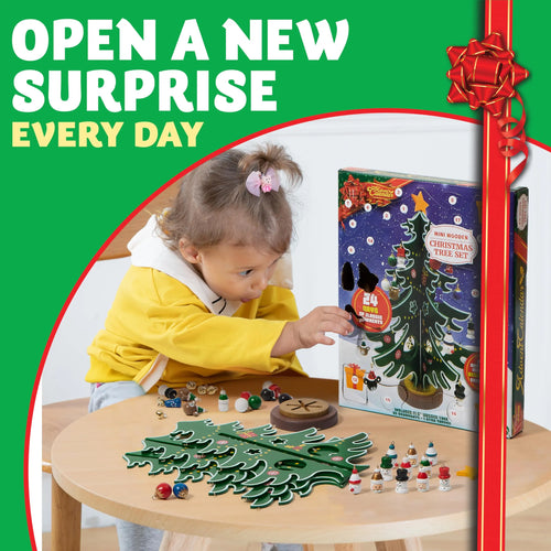2026 Christmas Advent Calendar with 24 Ornaments