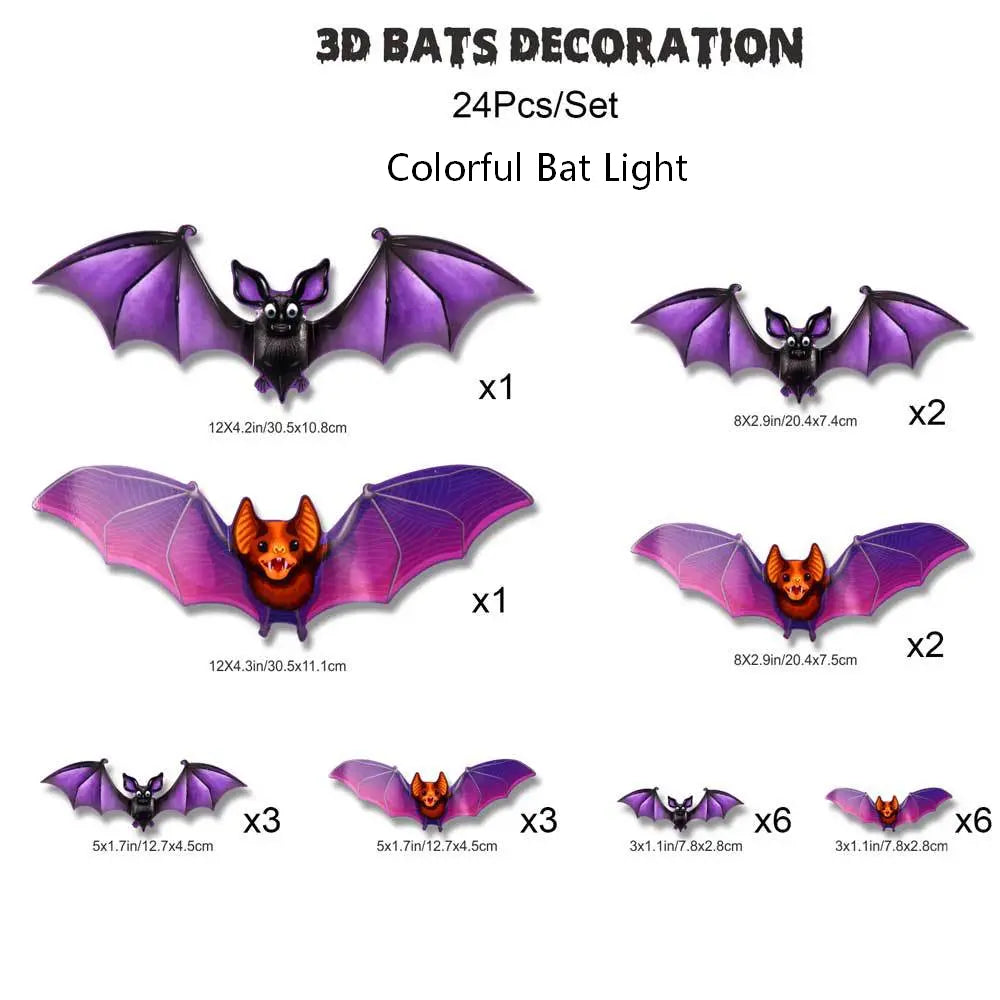 🎃 EARLY HALLOWEEN 49% OFF 🦇Halloween 3D Bat LED Wall Light Decor