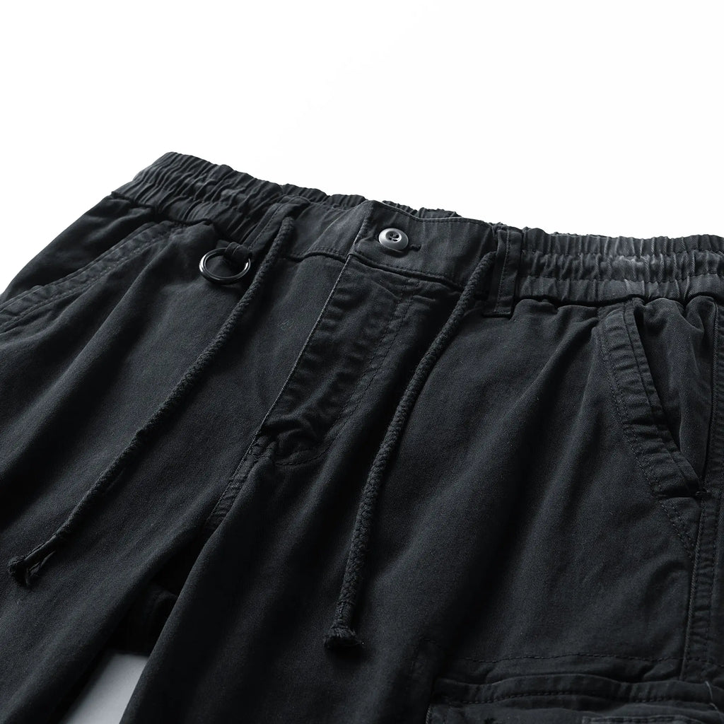Men's Washed Vintage Loose Tapered Work Pants