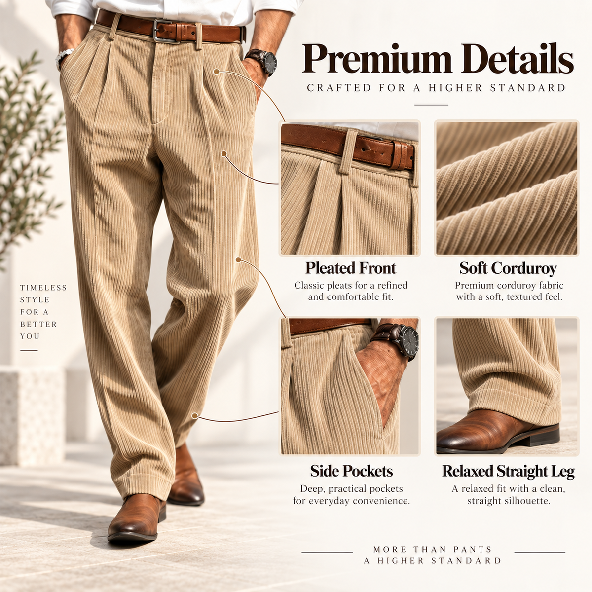 2026 Men's Corduroy Trousers