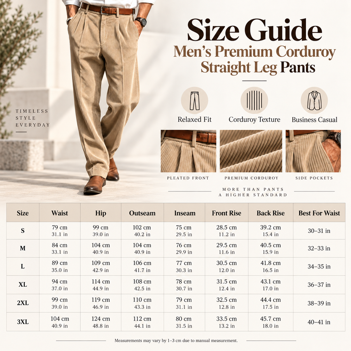 2026 Men's Corduroy Trousers