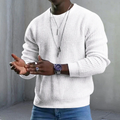 Men's Premium Crewneck Sweater – Soft Classic Long Sleeve Pullover with Ribbed Trim